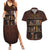 Cat Bookcase Christmas Couples Matching Summer Maxi Dress and Hawaiian Shirt Xmas Holiday Patterns - Wonder Print Shop