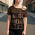 Cat Bookcase Christmas Cross Shoulder Shirt Xmas Holiday Patterns - Wonder Print Shop