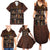 Cat Bookcase Christmas Family Matching Summer Maxi Dress and Hawaiian Shirt Xmas Holiday Patterns - Wonder Print Shop
