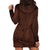 Cat Bookcase Christmas Hoodie Dress Xmas Holiday Patterns - Wonder Print Shop