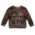 Cat Bookcase Christmas Kid Ugly Christmas Sweater Xmas Holiday Patterns - Wonder Print Shop