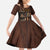 Cat Bookcase Christmas Kid Short Sleeve Dress Xmas Holiday Patterns - Wonder Print Shop