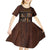 Cat Bookcase Christmas Kid Short Sleeve Dress Xmas Holiday Patterns - Wonder Print Shop