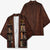Cat Bookcase Christmas Kimono Xmas Holiday Patterns - Wonder Print Shop