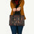 Cat Bookcase Christmas Leather Bag Xmas Holiday Patterns - Wonder Print Shop