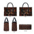 Cat Bookcase Christmas Leather Bag Xmas Holiday Patterns - Wonder Print Shop