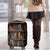 Cat Bookcase Christmas Luggage Cover Xmas Holiday Patterns - Wonder Print Shop