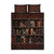 Cat Bookcase Christmas Quilt Bed Set Xmas Holiday Patterns - Wonder Print Shop