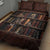 Cat Bookcase Christmas Quilt Bed Set Xmas Holiday Patterns - Wonder Print Shop