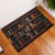 Cat Bookcase Christmas Rubber Doormat Xmas Holiday Patterns - Wonder Print Shop