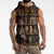 Cat Bookcase Christmas Sleeveless Hoodie Xmas Holiday Patterns - Wonder Print Shop