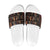 Cat Bookcase Christmas Slide Sandals Xmas Holiday Patterns - Wonder Print Shop