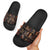 Cat Bookcase Christmas Slide Sandals Xmas Holiday Patterns - Wonder Print Shop