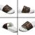 Cat Bookcase Christmas Slide Sandals Xmas Holiday Patterns - Wonder Print Shop