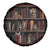Cat Bookcase Christmas Spare Tire Cover Xmas Holiday Patterns - Wonder Print Shop