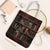 Cat Bookcase Christmas Tote Bag Xmas Holiday Patterns - Wonder Print Shop
