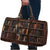 Cat Bookcase Christmas Travel Bag Xmas Holiday Patterns - Wonder Print Shop
