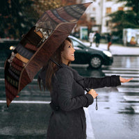 Cat Bookcase Christmas Umbrella Xmas Holiday Patterns - Wonder Print Shop