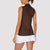 Cat Bookcase Christmas Women Sleeveless Polo Shirt Xmas Holiday Patterns - Wonder Print Shop