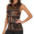 Cat Bookcase Christmas Women Sleeveless Polo Shirt Xmas Holiday Patterns - Wonder Print Shop
