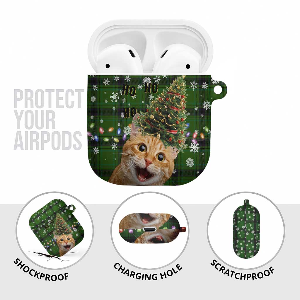 Cat Christmas Tree AirPods Case Xmas Holiday Patterns - Wonder Print Shop