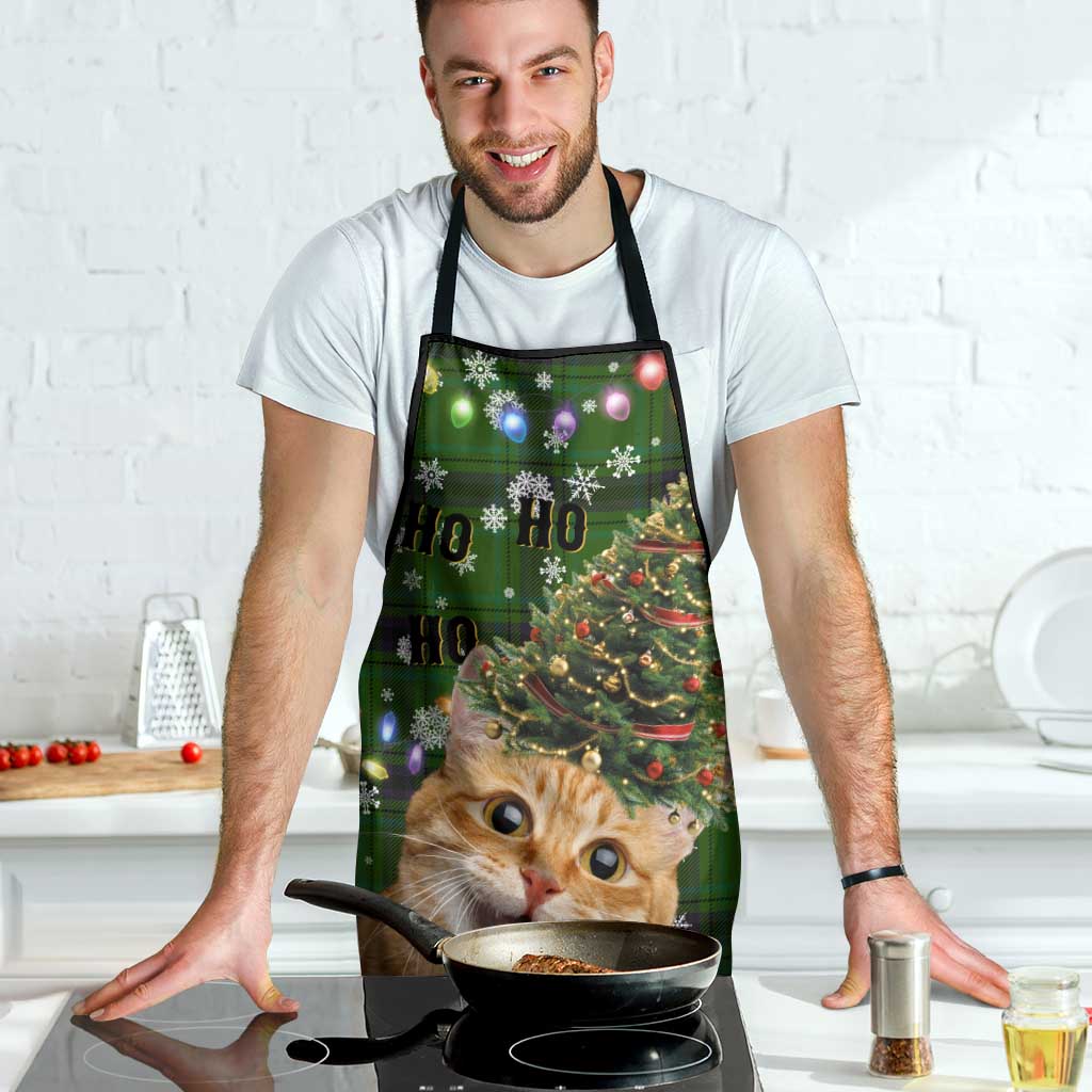 Cat Christmas Tree Apron Xmas Holiday Patterns - Wonder Print Shop