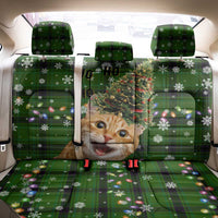 Cat Christmas Tree Back Car Seat Cover Xmas Holiday Patterns - Wonder Print Shop