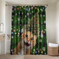 Cat Christmas Tree Bathroom Set Xmas Holiday Patterns - Wonder Print Shop