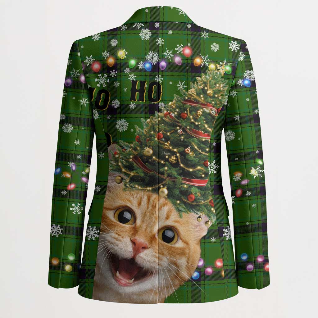 Cat Christmas Tree Blazer Xmas Holiday Patterns - Wonder Print Shop