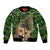 Cat Christmas Tree Bomber Jacket Xmas Holiday Patterns - Wonder Print Shop