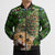 Cat Christmas Tree Bomber Puffer Jacket Xmas Holiday Patterns - Wonder Print Shop