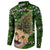 Cat Christmas Tree Button Sweatshirt Xmas Holiday Patterns - Wonder Print Shop