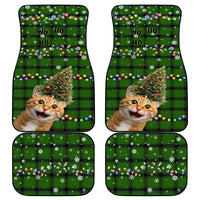 Cat Christmas Tree Car Mats Xmas Holiday Patterns - Wonder Print Shop