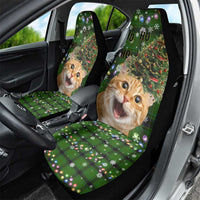 Cat Christmas Tree Car Seat Cover Xmas Holiday Patterns - Wonder Print Shop
