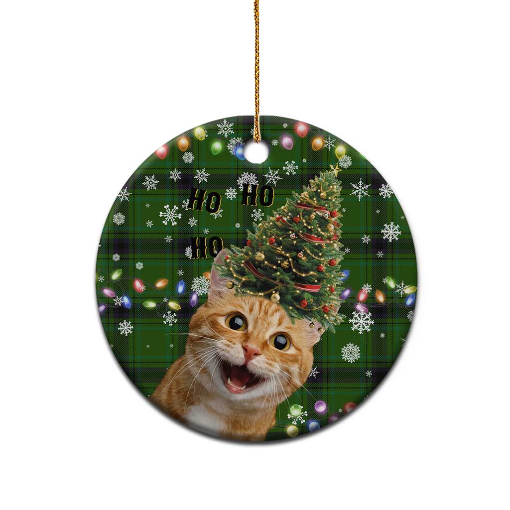 Cat Christmas Tree Ceramic Ornament Xmas Holiday Patterns - Wonder Print Shop
