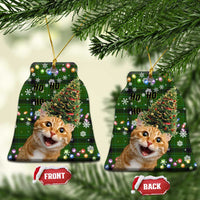 Cat Christmas Tree Ceramic Ornament Xmas Holiday Patterns - Wonder Print Shop