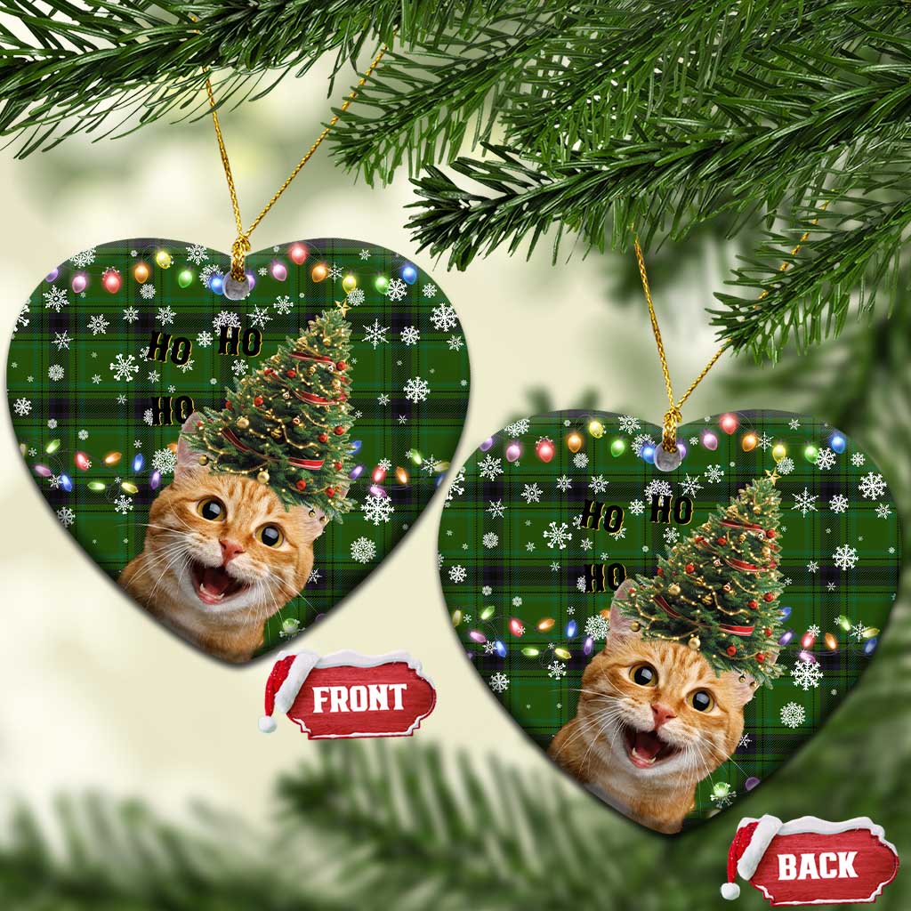 Cat Christmas Tree Ceramic Ornament Xmas Holiday Patterns - Wonder Print Shop