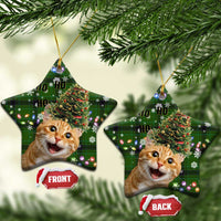 Cat Christmas Tree Ceramic Ornament Xmas Holiday Patterns - Wonder Print Shop