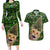 Cat Christmas Tree Couples Matching Long Sleeve Bodycon Dress and Hawaiian Shirt Xmas Holiday Patterns - Wonder Print Shop