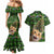 Cat Christmas Tree Couples Matching Mermaid Dress and Hawaiian Shirt Xmas Holiday Patterns - Wonder Print Shop