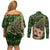 Cat Christmas Tree Couples Matching Off Shoulder Short Dress and Long Sleeve Button Shirt Xmas Holiday Patterns - Wonder Print Shop