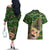 Cat Christmas Tree Couples Matching Off The Shoulder Long Sleeve Dress and Hawaiian Shirt Xmas Holiday Patterns - Wonder Print Shop