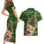 Cat Christmas Tree Couples Matching Short Sleeve Bodycon Dress and Hawaiian Shirt Xmas Holiday Patterns - Wonder Print Shop