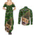 Cat Christmas Tree Couples Matching Summer Maxi Dress and Long Sleeve Button Shirt Xmas Holiday Patterns - Wonder Print Shop