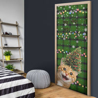 Cat Christmas Tree Door Cover Xmas Holiday Patterns - Wonder Print Shop