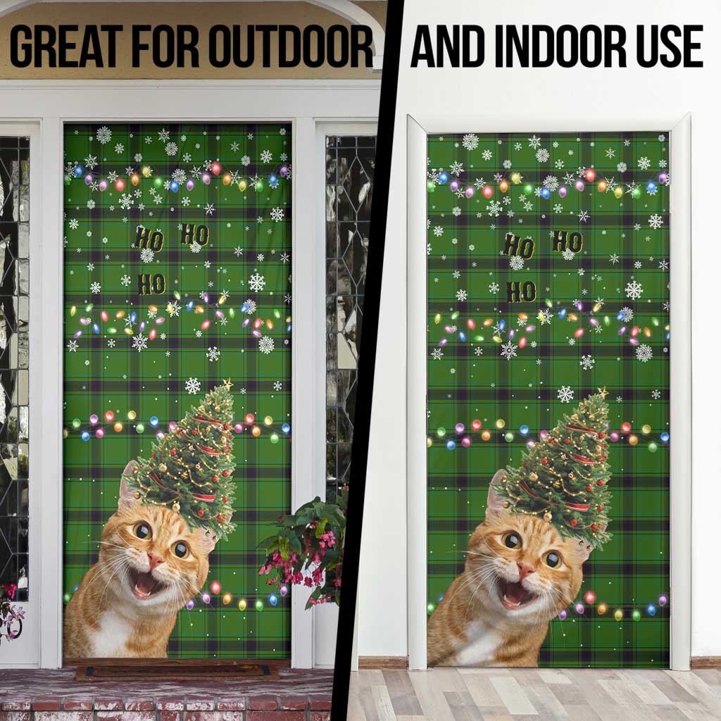 Cat Christmas Tree Door Cover Xmas Holiday Patterns - Wonder Print Shop
