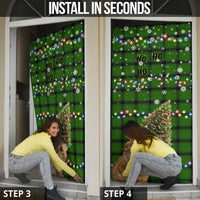 Cat Christmas Tree Door Cover Xmas Holiday Patterns - Wonder Print Shop