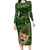 Cat Christmas Tree Family Matching Long Sleeve Bodycon Dress and Hawaiian Shirt Xmas Holiday Patterns - Wonder Print Shop
