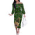 Cat Christmas Tree Family Matching Off The Shoulder Long Sleeve Dress and Hawaiian Shirt Xmas Holiday Patterns - Wonder Print Shop