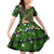 Cat Christmas Tree Family Matching Off Shoulder Short Dress and Hawaiian Shirt Xmas Holiday Patterns - Wonder Print Shop